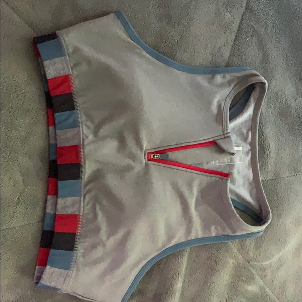 Gray Medium Sports Bra